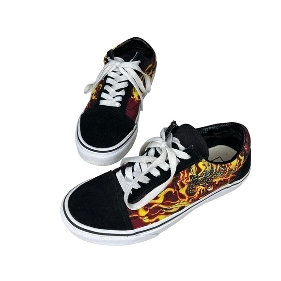 VANS Old Skool Flaming Samurai gum rubber sole Shoes Men’s Sz 4.5 #508731 - Picture 1 of 9
